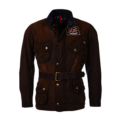 Barbour International Triumph Legend Wax Jacket, Hickory